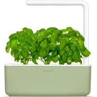 Click and Grow Smart Garden 3 chytrý květináč + 3ks kapslí se semínky bazalky šalvějově zelený - Květináče