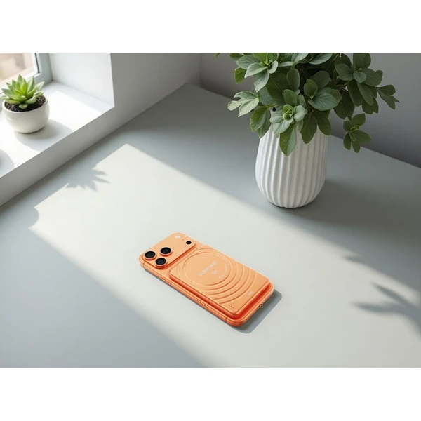 CubeNest SQ1B3D SlimDual Qi2/MagSafe powerbanka (5000 mAh) oranžová - Powerbanky - Obrázek d_e81972f3ca70411282c2d46bb4e08b5b
