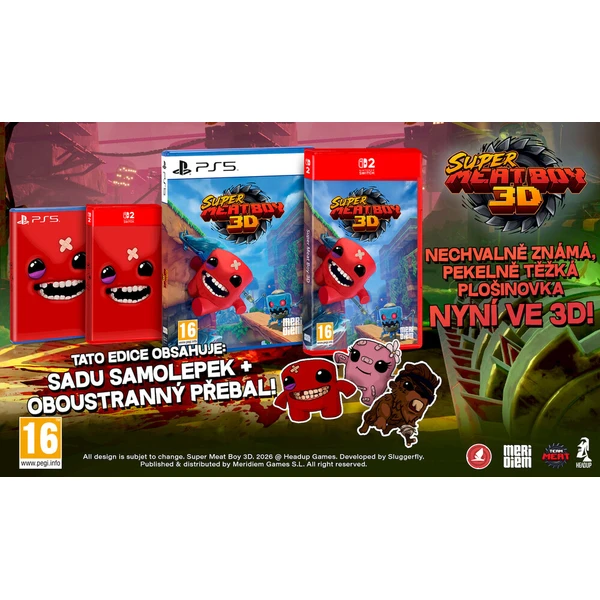 Super Meat Boy 3D (Switch 2) - Hry pro Nintendo Switch 2 - Obrázek d_e81a6972f3874e5cad9e84b31da12ffe