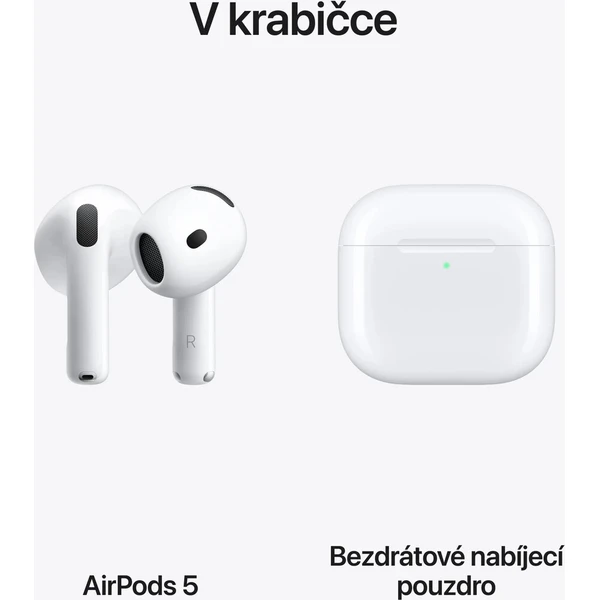 Apple Airpods 5 s bezdrátovým nabíjecím pouzdrem (2026) bílá - Sluchátka - Obrázek d_e8859448c3ae4f9083613d6e23dbc99f