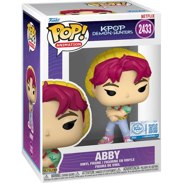 Funko POP! #2433 Animation: K-Pop Demon Hunters - Abby (Exclusive) - Funko POP! - Obrázek d_e8ae215c364e4797b876272bb4888bfe