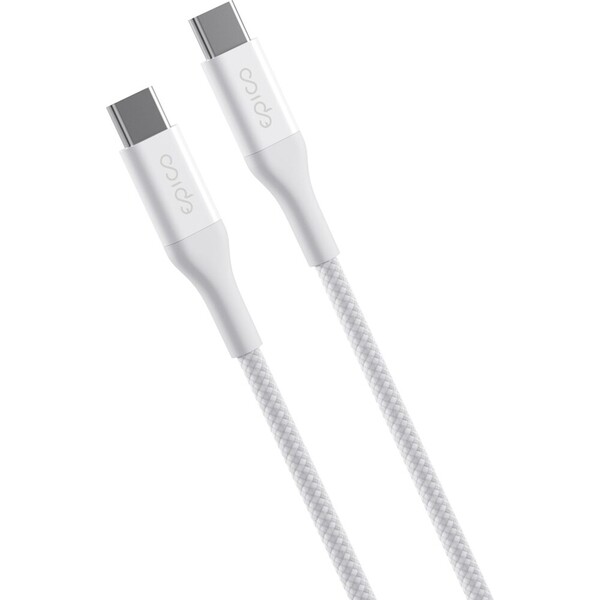 Epico UltraLink USB-C na USB-C 240W 1.2m kabel bílý