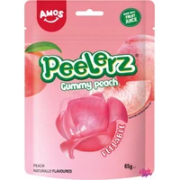 Želé bonbony Amos Peelerz - Broskev 65 g - Cukrovinky