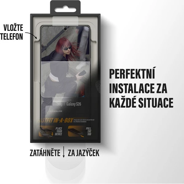 PanzerGlass® Privacy sklo s bezprašným aplikačním boxem Samsung Galaxy S26 - Ochranné folie a skla - Obrázek d_e93d14a671fd4f39a91639d1f897849b