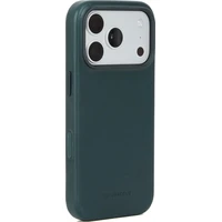 Troubadour Full Leather MagSafe kožený kryt iPhone 17 Pro/iPhone 18 Pro Obsidian Green - Pouzdra