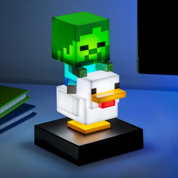 Lampička Icon Light Minecraft - Chicken Jockey - Lampičky - Obrázek d_e977e09b9e69417d8bb17a9c904e4968