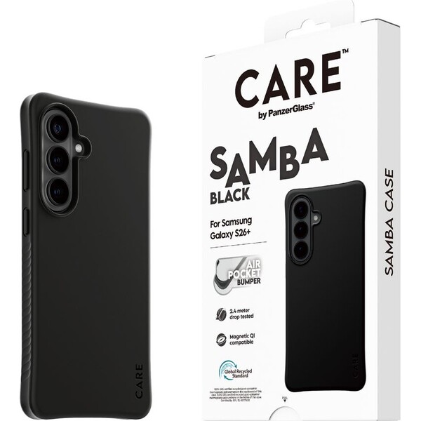 PanzerGlass® CARE Samba Qi kryt Samsung Galaxy S26+ černý/bílý