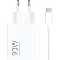 Xiaomi 90W HyperCharge Combo, USB-A adaptér s kabelem bílý - Nabíječky