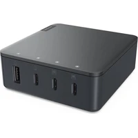 Lenovo Go 130W Multi-Port Charger (EU) napájecí adaptér černý - Dokovací stanice