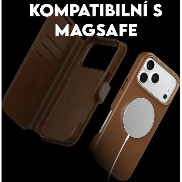 PanzerGlass CARE Tango 2v1 Wallet MagSafe pouzdro Apple iPhone 18 Pro Max/17 Pro Max hnědé - Pouzdra - Obrázek d_eaf4ada7dd824ddc8cc3228381f533bf