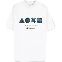 Tričko PlayStation - Icons Japan (Loose Fit) L - Trička