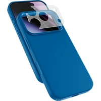 Epico Silicone Pro Mag+ MagSafe/Qi2 silikonový kryt iPhone 17 Pro Max/18 Pro Max modrý - Pouzdra