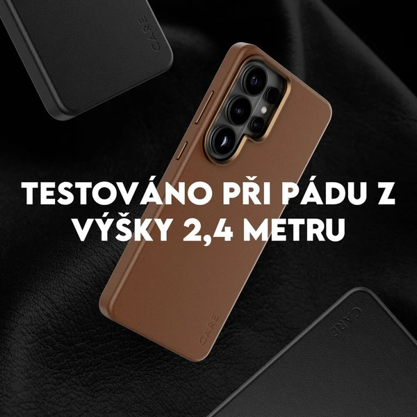 PanzerGlass® CARE SOLO Qi kryt z veganské kůže Samsung Galaxy S26 Ultra hnědý - Pouzdra - Obrázek d_ebd03dd99d004e32829500cb18d2ba00