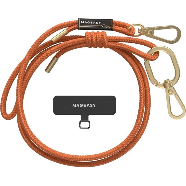 MagEasy Strap Lanyard 6mm univerzální popruh Orange