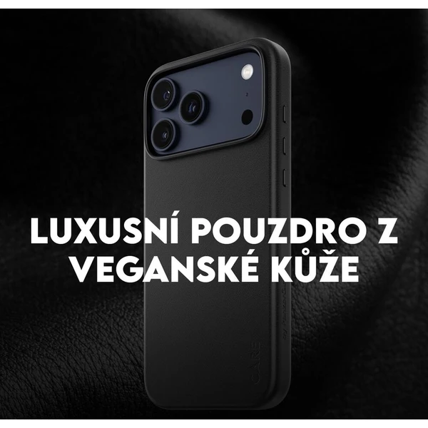 PanzerGlass® CARE SOLO MagSafe kryt z veganské kůže iPhone 17 Pro černý - Pouzdra - Obrázek d_ed67c2bda1394a599e7b0b03e74ce0f3