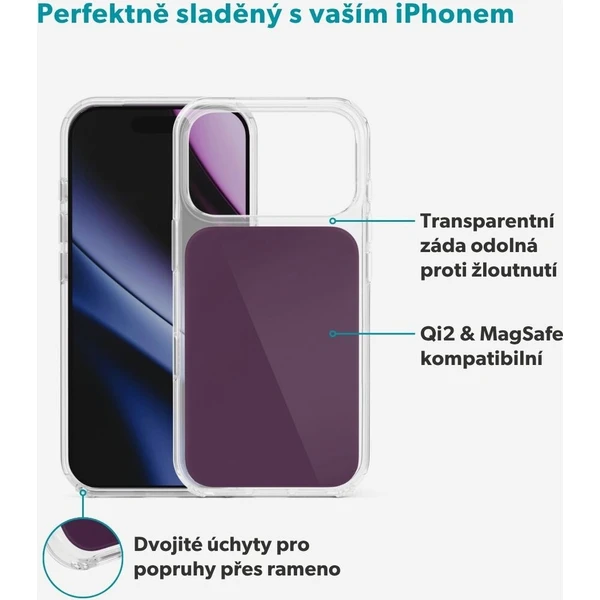 Epico Tile Mag+ MagSafe/Qi2 kryt iPhone 17 Pro Max/18 Pro Max tmavě fialový - Pouzdra - Obrázek d_ed87363de2a3428d8c4012eece0217f3