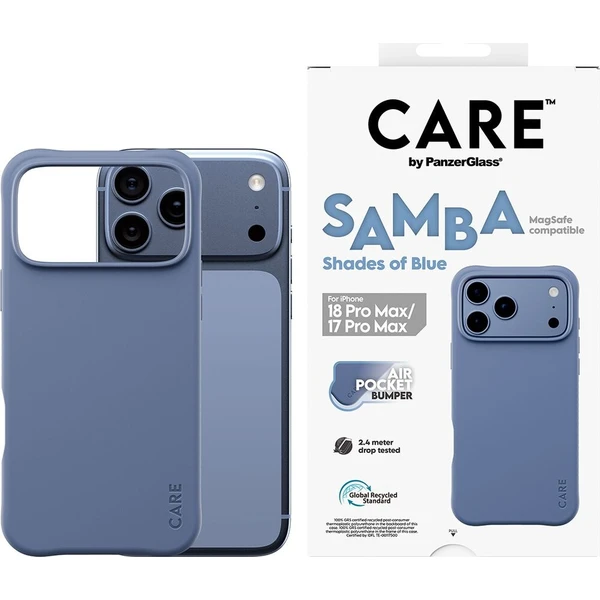 PanzerGlass CARE Samba MagSafe kryt Apple iPhone 18 Pro Max/17 Pro Max Shades of Blue modrý - Pouzdra - Obrázek d_eeb199d09c314a93b4ebf7caed690ed0