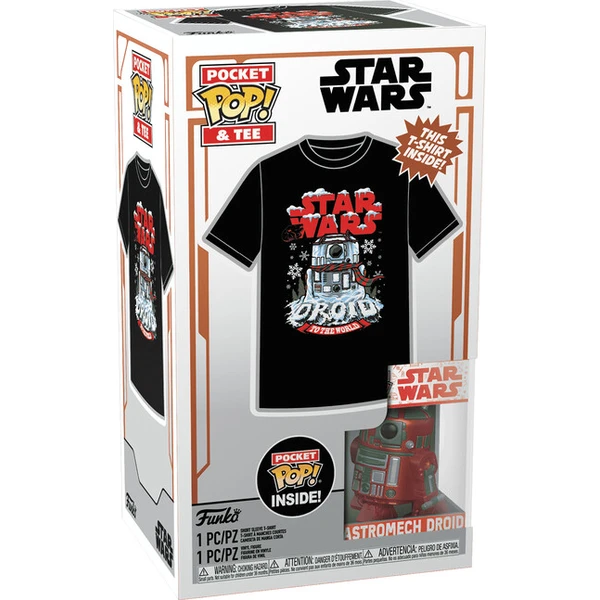 Funko Pocket POP! & Tee: Star Wars - Holiday R2D2 XL (dětské) - Funko POP! - Obrázek d_ef99406befc84013ab87397b9da7474c