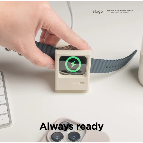 ELAGO WT3 Macintosh stojánek pro Apple Watch Ultra černý - Stojánky - Obrázek d_efd088c0dc6c420790730200cea43bd8
