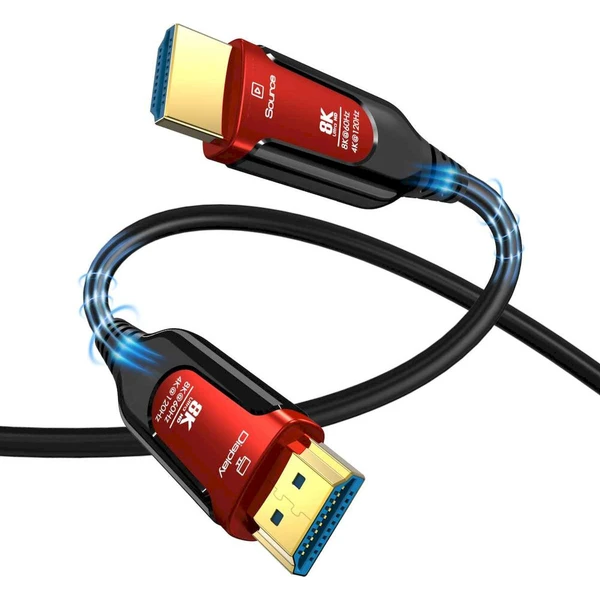 PremiumCord HDMI 2.1/HDMI 2.1 optický kabel 8K 30m černý - Kabely a redukce - Obrázek d_f002cc903b2d48929d030a517277779b