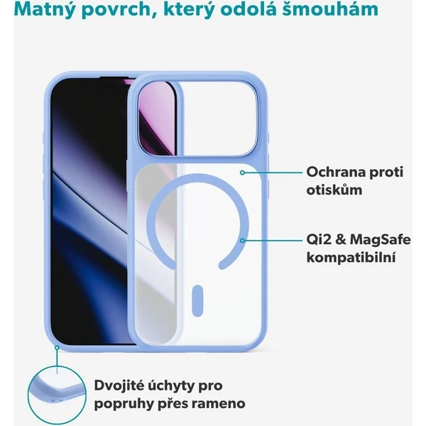 Epico HeroMatte Pro Mag+ MagSafe/Qi2 kryt iPhone 17 Pro Max/18 Pro Max světle modrý - Pouzdra - Obrázek d_f03c5b32d68148da8a457181ed340730