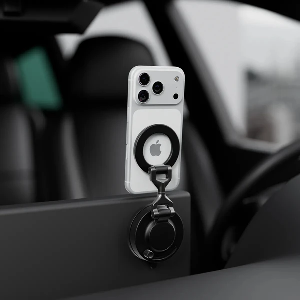 Epico Mag+ MagSafe přísavný držák na telefon do auta a na hladké povrchy černý - Držáky - Obrázek d_f0f5672ef2884e9f9524aef55d33658c