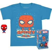 Funko Pocket POP! & Tee: Marvel - Holiday Spiderman XL (dětské) - Funko POP!