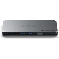 Satechi Thunderbolt 4 Docking Station with DisplayLink dokovací stanice vesmírně šedá - Dokovací stanice