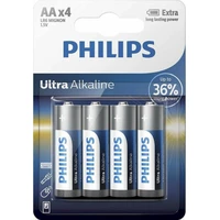 Philips LR6E4B/10 Ultra Alkaline 4x AA baterie - Baterie