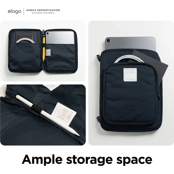 ELAGO Tablet Sleeve pouzdro pro 11'' iPad/Tablet tmavě modré - Pouzdra - Obrázek d_f1e52503f82d40a0b678de7fc1cac3ae