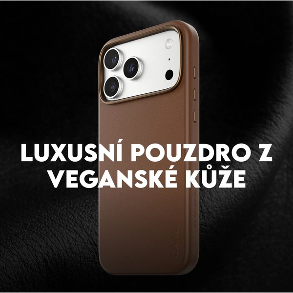 PanzerGlass® CARE SOLO MagSafe kryt z veganské kůže iPhone 17e/16e hnědý - Pouzdra - Obrázek d_f2b95ee1ea0c4a229766c849a255e759