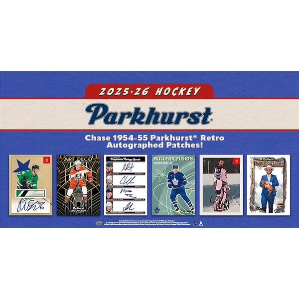 Hokejové karty 2025-26 Upper Deck Parkhurst Hockey Blaster Box - Hokejové karty - Obrázek d_f2cbd92f2a9246c0be660f779334df67