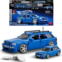 Mattel Brick Shop sestavitelný model Hot Wheels - 94 Audi Avant RS2 (Speed Series) - Stavebnice