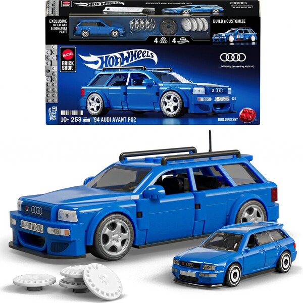 Mattel Brick Shop sestavitelný model Hot Wheels - 94 Audi Avant RS2
