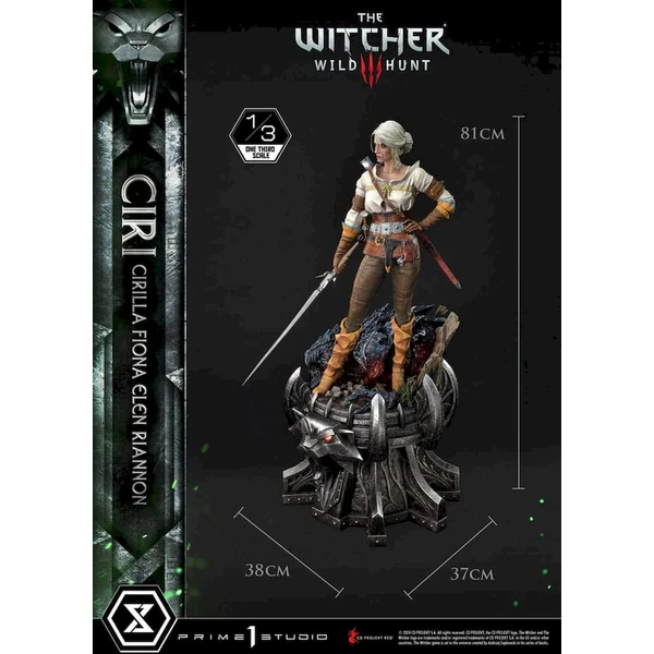 Socha The Witcher 3: Wild Hunt - Ciri Fiona Elen Riannon 81 cm - Sochy a sošky - Obrázek d_f32bc79b32354c67be5c3b74cd3f11f9