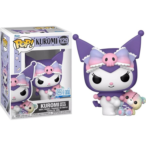 Funko POP! #129 Sanrio: Hello Kitty & Friends - Kuromi w/ Bear