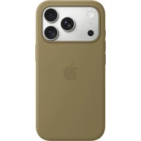 iPhone 18 Pro Silicone Case with MagSafe - Olive - Pouzdra