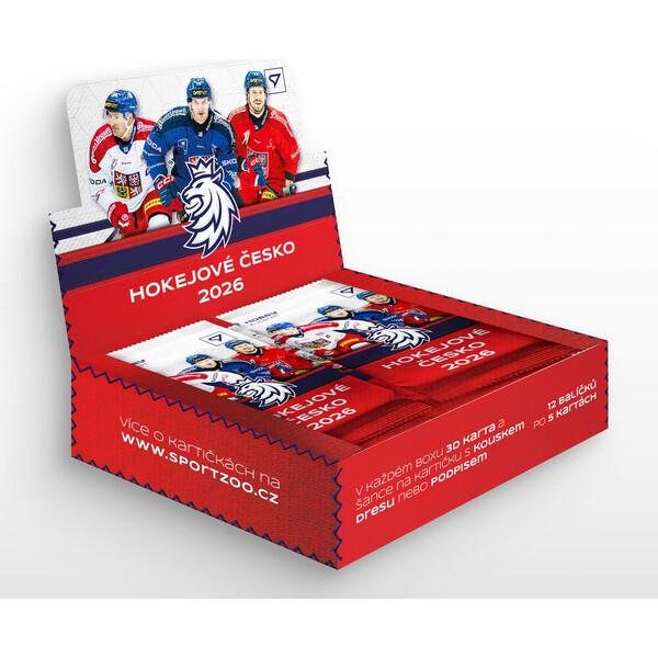 Hokejové kartičky SportZoo - Hokejové Česko 2026 Hobby box - Smarty.cz