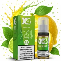 Liquid X4 Bar Juice Citron a limetka 10ml (20mg) - E-liquidy