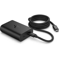 HP USB-C 65W GaN napájecí adaptér černý - Nabíječky