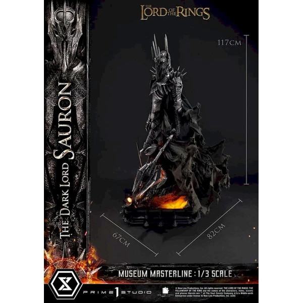 Socha Lord of the Rings Museum Masterline Series Statue 1/3 The Dark Lord Sauron 117 cm - Sochy a sošky - Obrázek d_f4e709e9f94e43cc96ad1b97396f2fbd