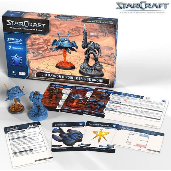 StarCraft The Miniatures Game - Jim Raynor (Raynors Raiders) - Terran - Hero Expansion Set - EN - Deskové hry - Obrázek d_f5e5d90ff6c44b2da876c2fef04c1594