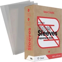 Raw2Rare Inner Sleeve Japanese ochranný obal na karty, 150 ks čirý - Obaly na karty