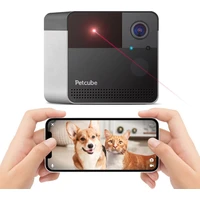 Petcube Play 2 bílá bezpečnostní kamera pro domácí mazlíčky s laserovou hračkou - IP kamery