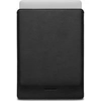 Woolnut Leather Sleeve kožené pouzdro MacBook Neo černé - Pouzdra