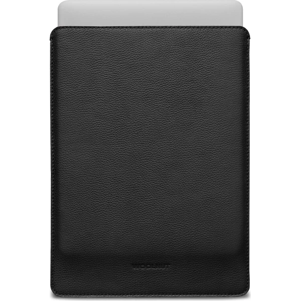 Woolnut Leather Sleeve kožené pouzdro MacBook Neo černé
