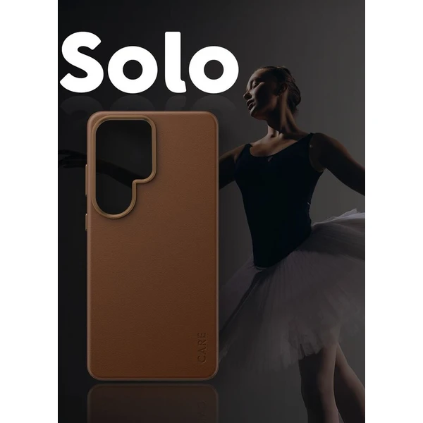 PanzerGlass® CARE SOLO Qi kryt z veganské kůže Samsung Galaxy S26 Ultra hnědý - Pouzdra - Obrázek d_f7c00009a6714b249d0d496f2824dec6