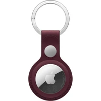 Apple FineWoven klíčenka na AirTag burgundsky červená - Klíčenky