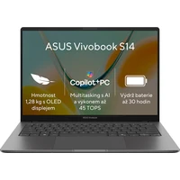 ASUS Vivobook S14 (S5408QA-TM198W) šedý - Notebooky