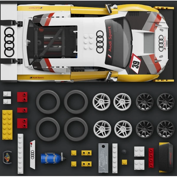 Mattel Brick Shop sestavitelný model Hot Wheels - 15 Audi R8 LMS (Elite series) - Stavebnice - Obrázek d_f9041943d98d47cdbb8d145eb5a4f311